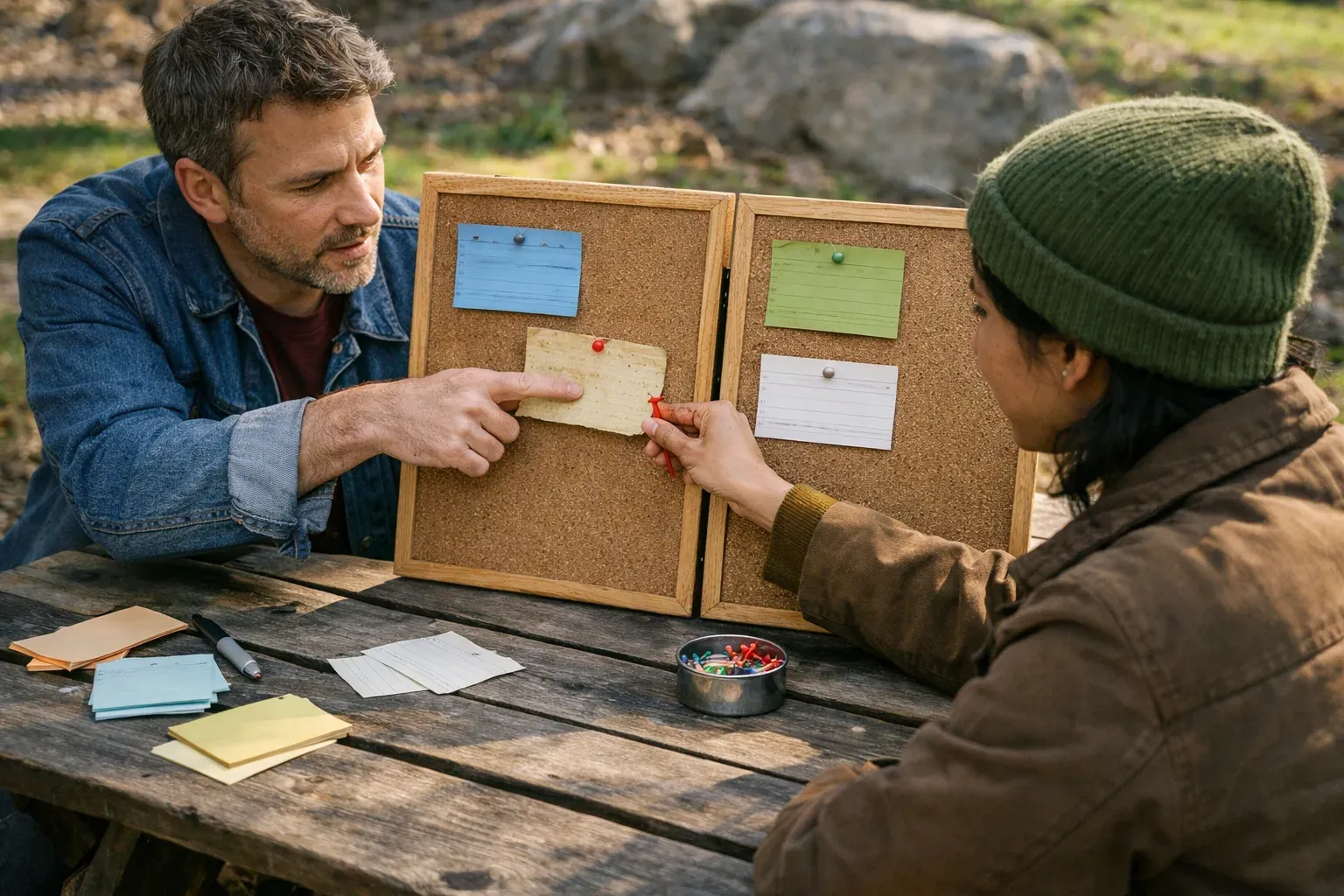Editorial photograph illustrating Keep changes over time visible  A memory system that only adds records can accumulate contradictions. Suppose a team first decides to use one API, then replaces it six months later