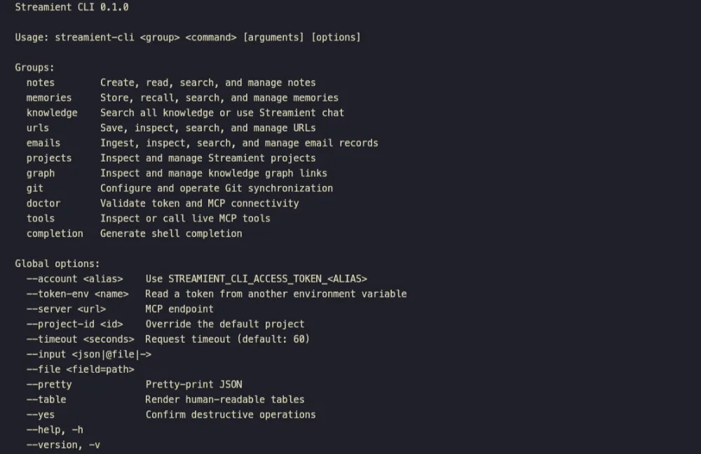 Streamient, now in your terminal and Obsidian